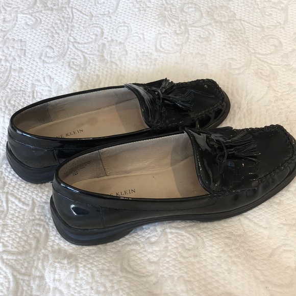 Anne Klein iflex black patent leather loafers - Picture 2 of 4